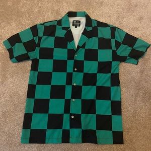 Steady Hands S Demon Slayer Tanjiro Button Up